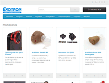 Tablet Screenshot of exotron.com.ar