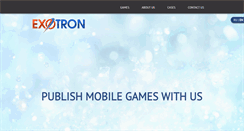 Desktop Screenshot of exotron.com