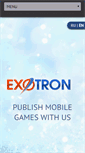 Mobile Screenshot of exotron.com